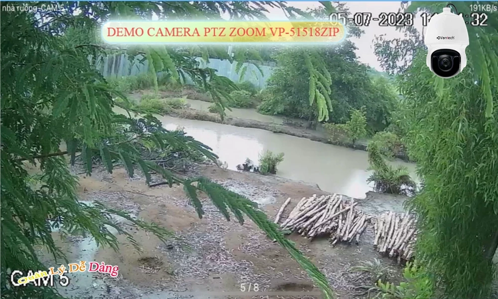 VP-51518ZIP Camera Ip POE Sắc Nét VanTech Công Nghệ Mới