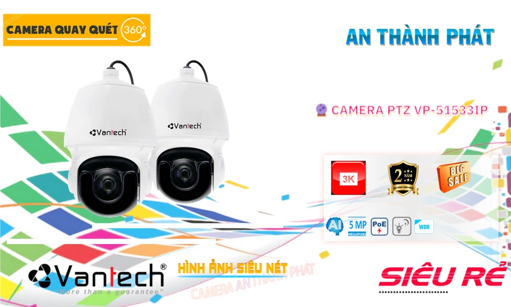 VP-51533IP Camera Công Nghệ POE VanTech ✲ VP-51533IP Camera Công Nghệ POE VanTech ✲