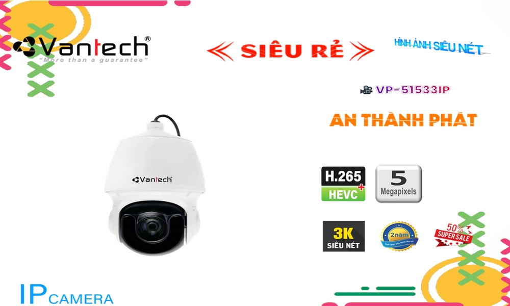 VP-51533IP Camera Công Nghệ POE VanTech ✲ VP-51533IP Camera Công Nghệ POE VanTech ✲