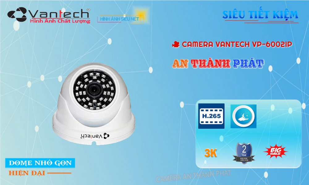VP-6002IP Ip POE Sắc Nét Camera Giám Sát Chức Năng Cao Cấp VP-6002IP Ip POE Sắc Nét Camera Giám Sát Chức Năng Cao Cấp