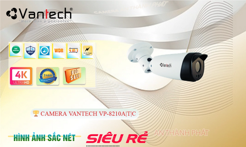 VP-8210A|T|C Camera VanTech Giá tốt