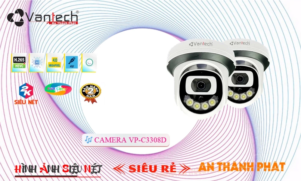 ✲ VP-C3308D Camera Cấp Nguồ Qua Dây Mạng VanTech Giá tốt ✲ VP-C3308D Camera Cấp Nguồ Qua Dây Mạng VanTech Giá tốt