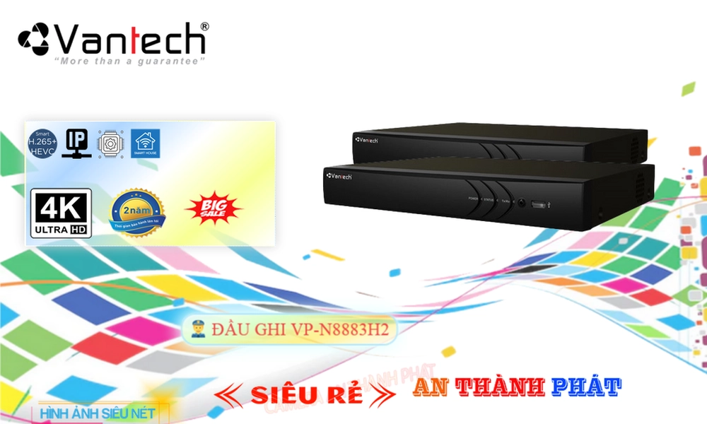 VP-N8883H2Thiết Bị Ghi Hình Chất Lượng VanTech VP-N8883H2Thiết Bị Ghi Hình Chất Lượng VanTech