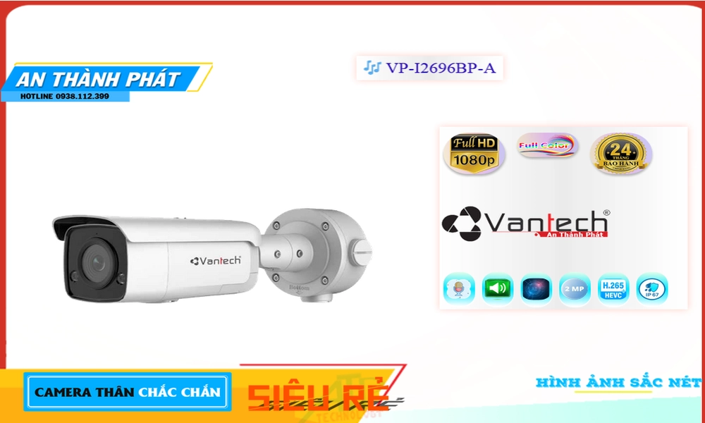 ✅ Camera Cấp Nguồ Qua Dây Mạng VP-i2696BP-A Giá tốt ✅ Camera Cấp Nguồ Qua Dây Mạng VP-i2696BP-A Giá tốt
