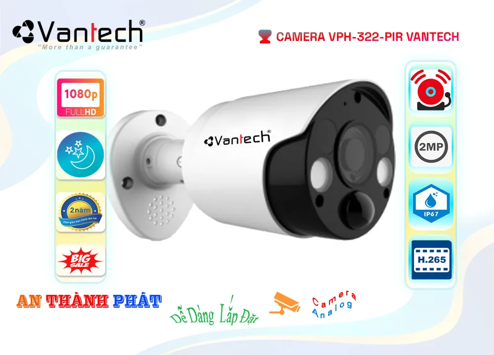 VPH-322PIR sắc nét VanTech VPH-322PIR sắc nét VanTech