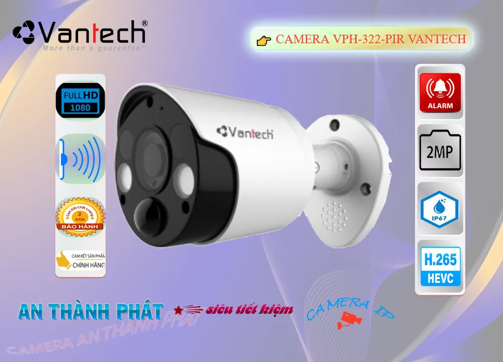 VPH-322PIR sắc nét VanTech VPH-322PIR sắc nét VanTech