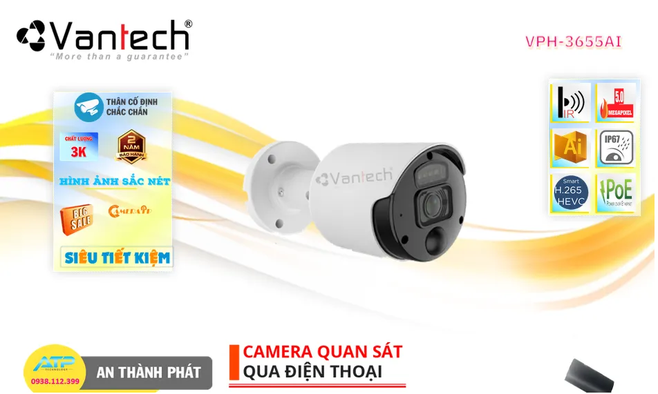 VPH-3655AI sắc nét VanTech VPH-3655AI sắc nét VanTech