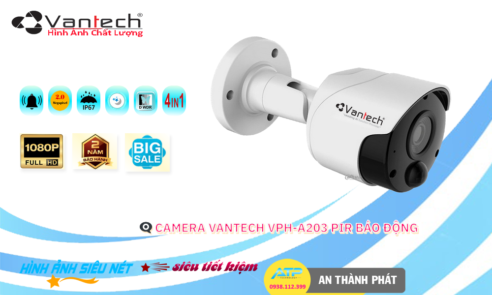 VPH-A203PIR sắc nét VanTech