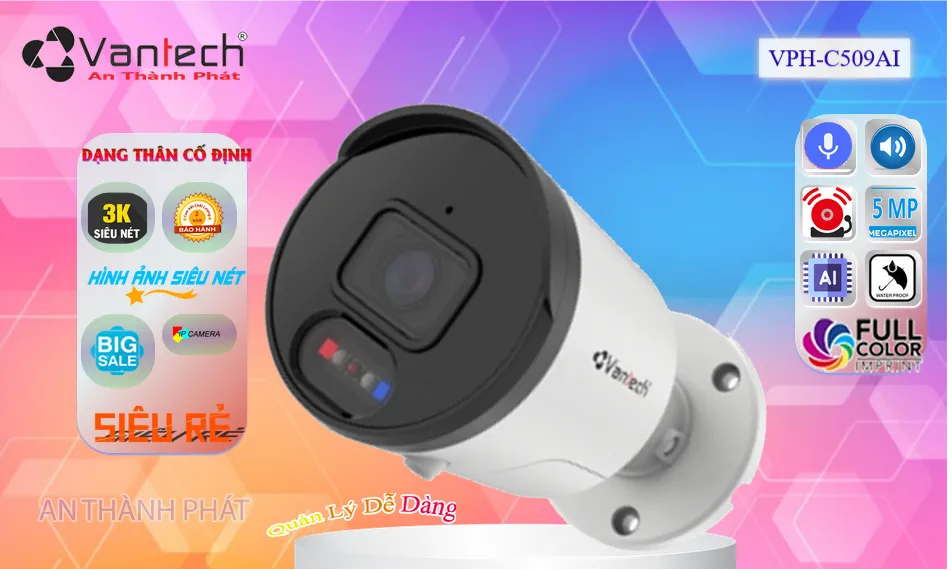 VPH-C509AI sắc nét VanTech ➠