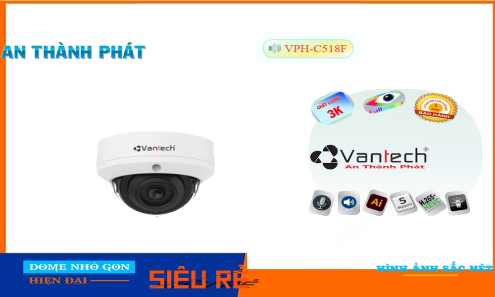 Camera VPH-C518F VanTech Giá tốt Camera VPH-C518F VanTech Giá tốt