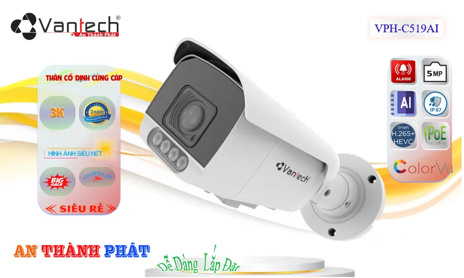 VPH-C519AI sắc nét VanTech