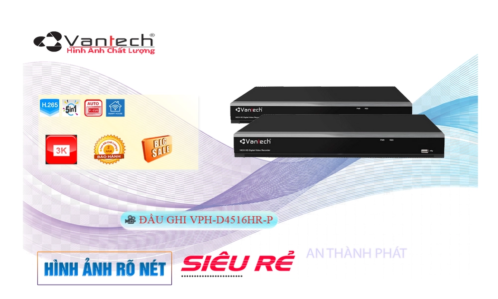 ✲ VPH-D4516HR-P Đầu Ghi Hình Giá tốt ✲ VPH-D4516HR-P Đầu Ghi Hình Giá tốt