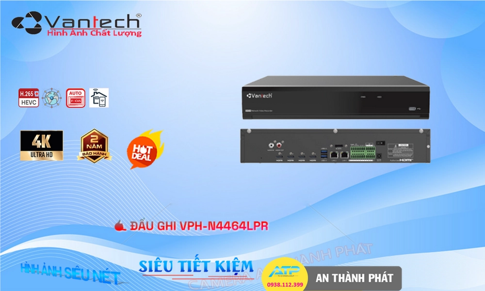 VPH-N4464LPR Đầu Ghi VanTech ❇