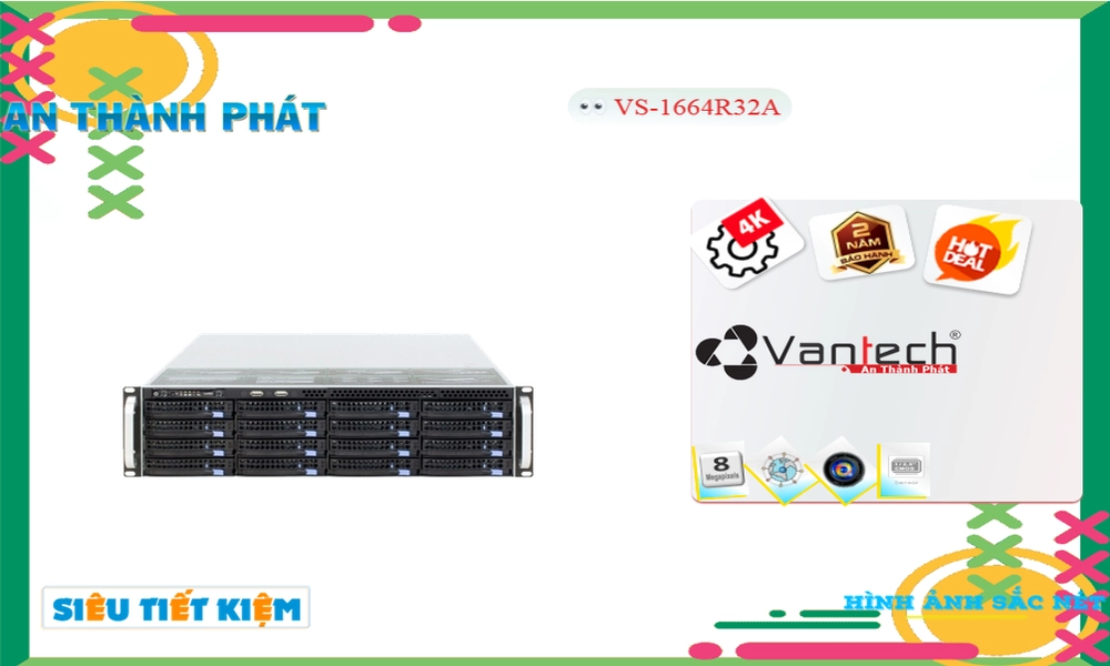 VS-1664R32A Đầu Thu VanTech VS-1664R32A Đầu Thu VanTech