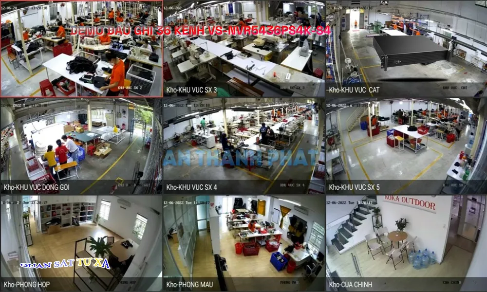 Đầu ghi Visioncop VS-NVR5436PS4K-S4 Đầu ghi Visioncop VS-NVR5436PS4K-S4