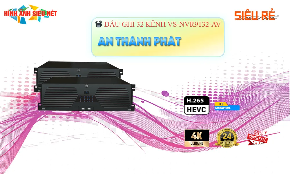 Đầu ghi Visioncop VS-NVR9132-AV Đầu ghi Visioncop VS-NVR9132-AV