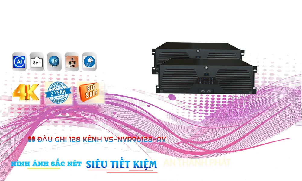 Đầu ghi Visioncop VS-NVR96128-AV