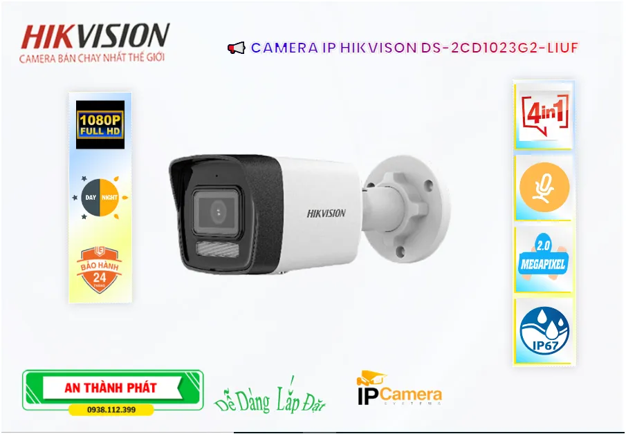 Camera ip DS-2CD1023G2-LIUF,thông số DS-2CD1023G2-LIUF,DS 2CD1023G2 LIUF,chức năng DS-2CD1023G2-LIUF 2.0 MP FULL HD 1080P , Camera Giám Sát DS-2CD1023G2-LIUF Tốt nhất,DS-2CD1023G2-LIUF Chất Lượng,bán DS-2CD1023G2-LIUF,Giá giá sỉ DS-2CD1023G2-LIUF,Phân Phối Sỉ DS-2CD1023G2-LIUF,DS-2CD1023G2-LIUF Bán Giá Rẻ,DS-2CD1023G2-LIUF rẻ nhất,DS-2CD1023G2-LIUF Giá Thấp Nhất,Giá Bán DS-2CD1023G2-LIUF,Công ty bán DS-2CD1023G2-LIUF