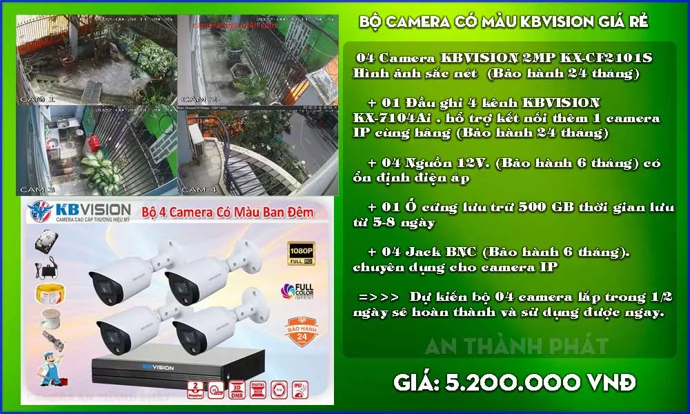 Lắp Camera Kbvision Giá Rẻ Có Tốt Không