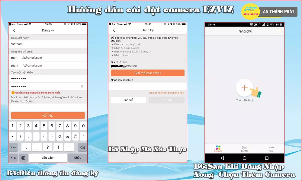 hướng dẫn cài đặt camera trong nhà chất lượng cao