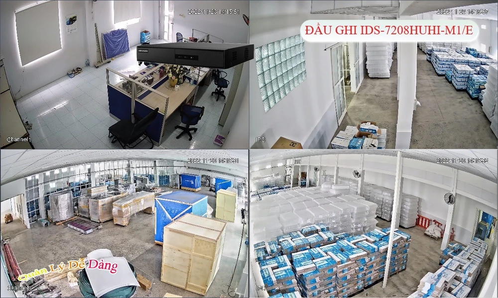 Đầu Thu KTS Hikvision iDS-7208HUHI-M1/E Chức Năng Cao Cấp Đầu Thu KTS Hikvision iDS-7208HUHI-M1/E Chức Năng Cao Cấp