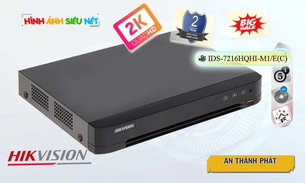 iDS-7216HQHI-M1/E(C) sắc nét Hikvision ➠