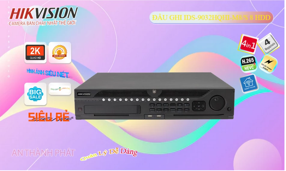 iDS-9032HQHI-M8/S sắc nét Hikvision iDS-9032HQHI-M8/S sắc nét Hikvision