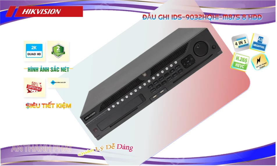 iDS-9032HQHI-M8/S sắc nét Hikvision iDS-9032HQHI-M8/S sắc nét Hikvision
