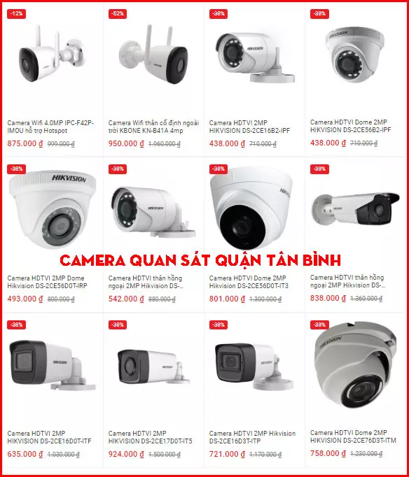 Công Ty Lắp Camera Quận Tân Bình