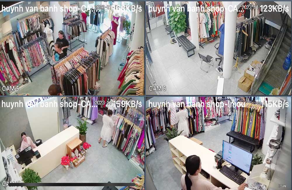 Trọn bộ 4 camera giám sát kho hàng Trọn bộ 4 camera giám sát kho hàng