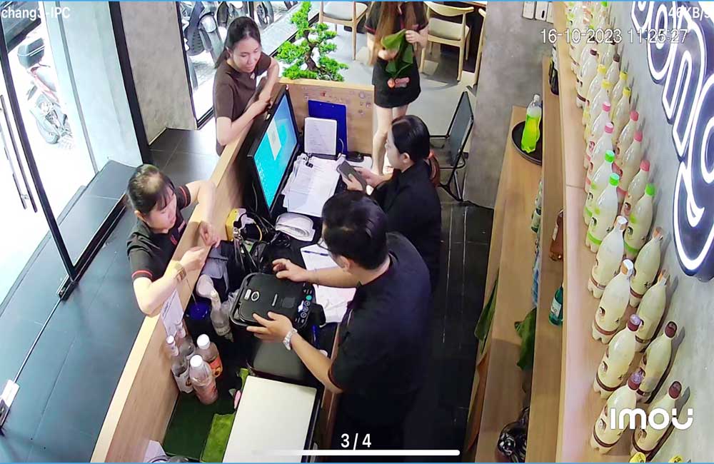 Hình  Camera  thực tế  Chất Lượng Hình  2.0 MP FULL HD 1080P  Sắc nét tiết kiệm chi phí  của bộ Lắp Camera Gia Đình Chống Trộm Chuyên Dụng sử dụng mã DS-2CE71D8T-PIRL